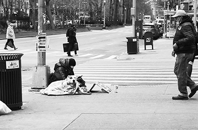 Homeless : Street Life : New York : Personal Photo Projects : Photos : Richard Moore : Photographer